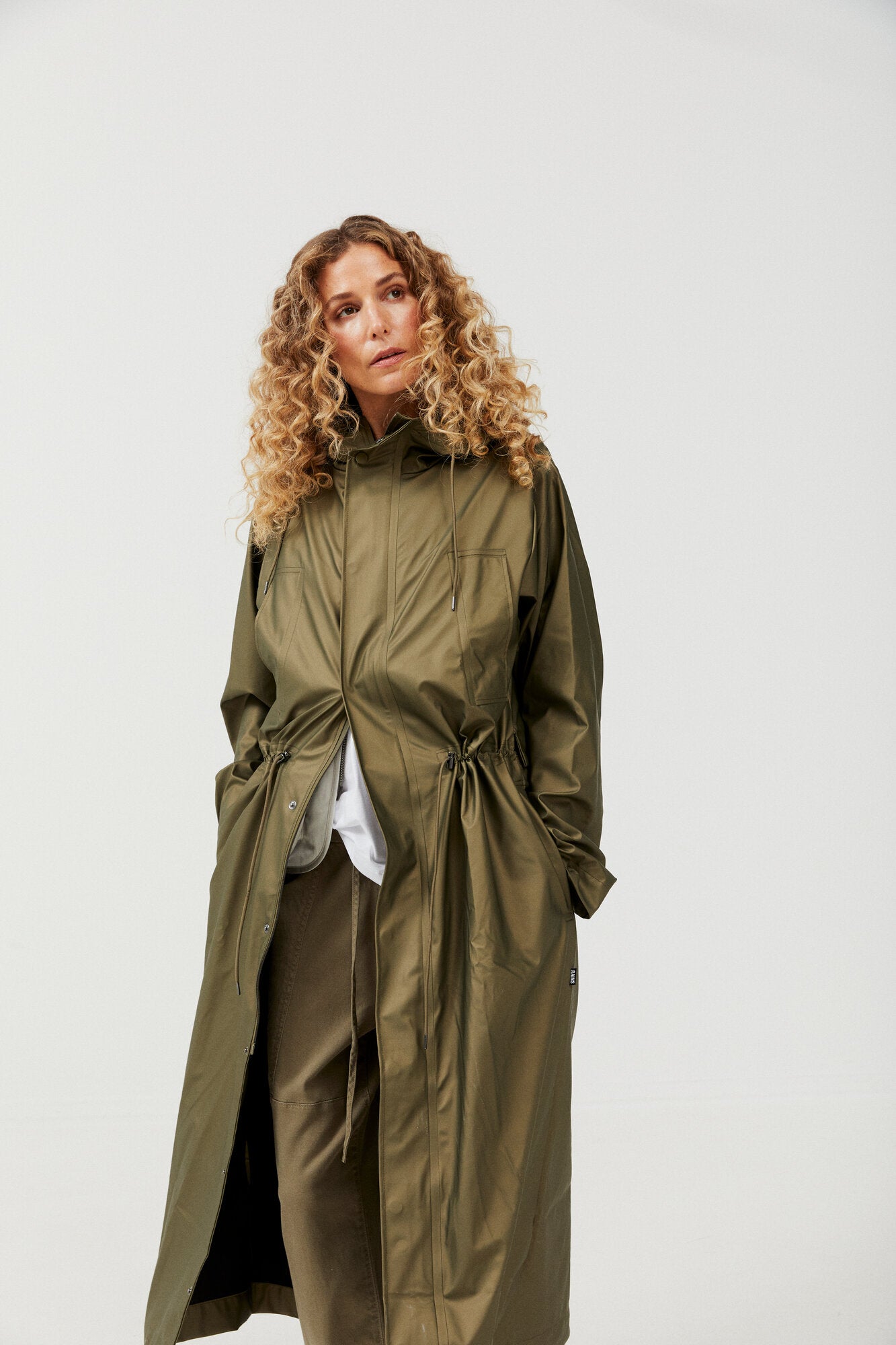 Bold longest regnjakke - Revel Green